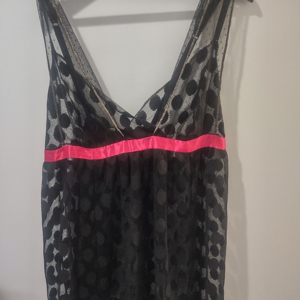 Cacique seriously sexy polka dot baby doll 18-20